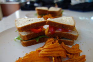 Sandwich mit Chips