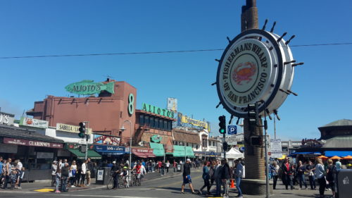 Fisherman's Wharf - touristisch sehr überlaufen aber denoch ein Must See in San Francisco